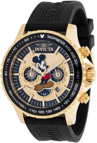 Invicta Disney Miesten kello 39045 Kullattu/Kumi Ø48 mm