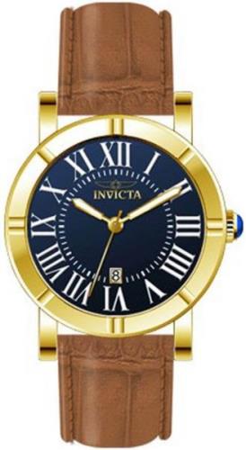 Invicta 99999 Miesten kello 32513 Sininen/Nahka Ø42 mm