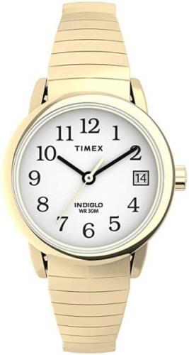 Timex Easy Reader Naisten kello TWG025300 Valkoinen/Kullansävytetty