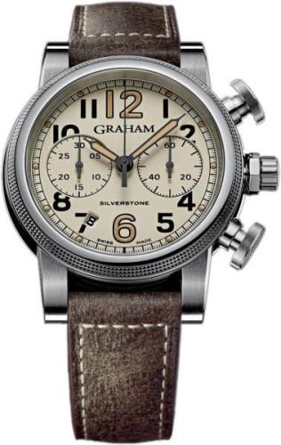 Graham Silverstone Miesten kello 2SABS.W01A Ruskea/Nahka Ø44 mm