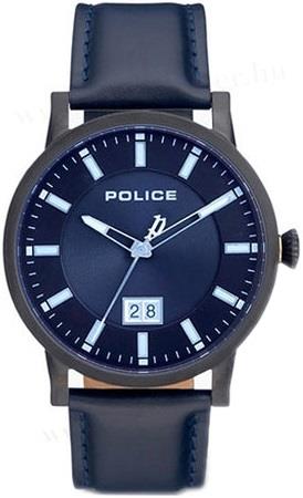 Police Miesten kello P15404JSB02 Sininen/Nahka Ø43 mm