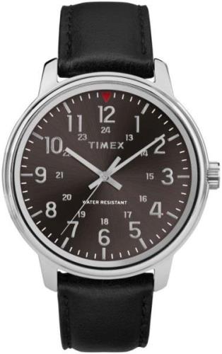 Timex 99999 Miesten kello TW2R85500 Harmaa/Nahka Ø43 mm