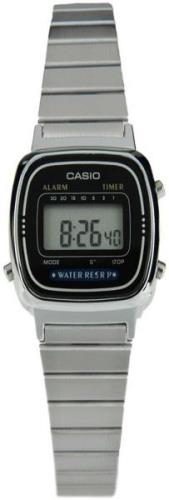 Casio Retro Naisten kello LA670WA-1D LCD/Teräs