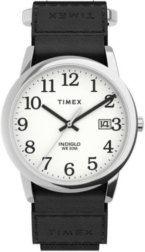 Timex Miesten kello TW2U84900 Easy Reader Valkoinen/Nahka Ø35 mm