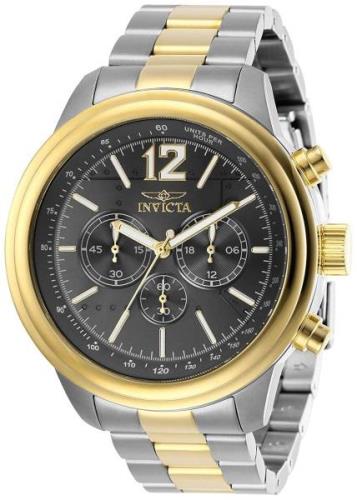 Invicta Miesten kello 28901 Aviator Harmaa/Kullansävytetty teräs