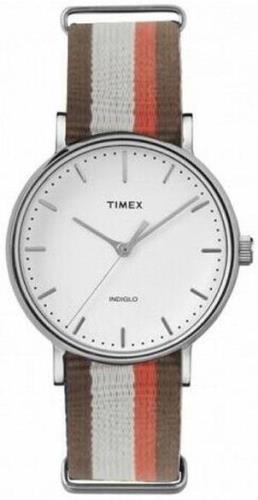 Timex Miesten kello ABT525 Valkoinen/Tekstiili Ø41 mm