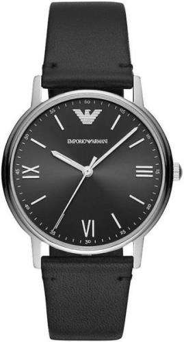 Emporio Armani Miesten kello AR80031 Musta/Nahka Ø41 mm