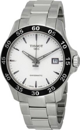 Tissot Miesten kello T106.407.11.031.00 V8 Valkoinen/Teräs Ø42.5 mm