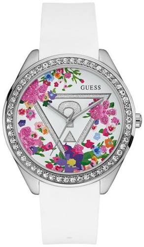 Guess Naisten kello W0904L1 Valkoinen/Kumi Ø44 mm