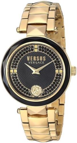 Versus by Versace Naisten kello VSPCD2617 Musta/Kullansävytetty