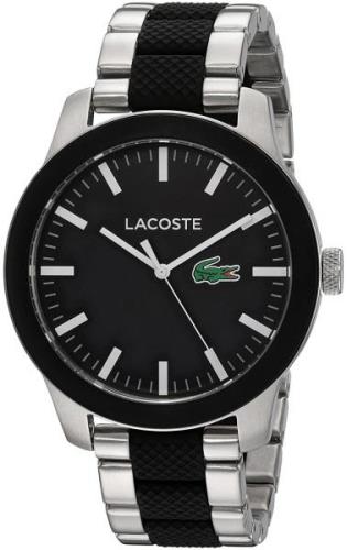 Lacoste Miesten kello 2010890 Musta/Kumi Ø43 mm