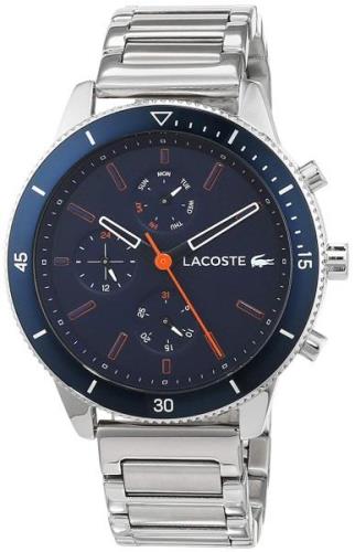 Lacoste Miesten kello 2010995 Sininen/Teräs Ø44 mm