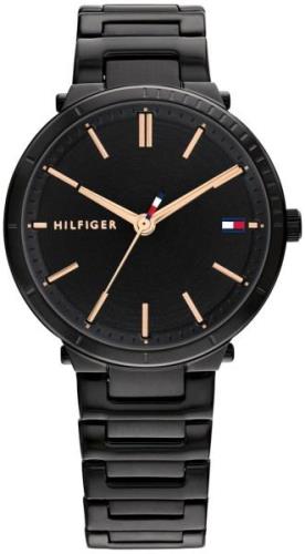 Tommy Hilfiger Naisten kello 1782409 Zoey Musta/Teräs Ø34 mm