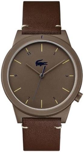 Lacoste Miesten kello 2010992 Ruskea/Nahka Ø42 mm