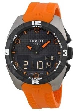 Tissot Miesten kello T091.420.47.051.01 Touch Collection Musta/Kumi