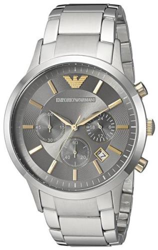 Emporio Armani Miesten kello AR11047 Classic Harmaa/Teräs Ø43 mm