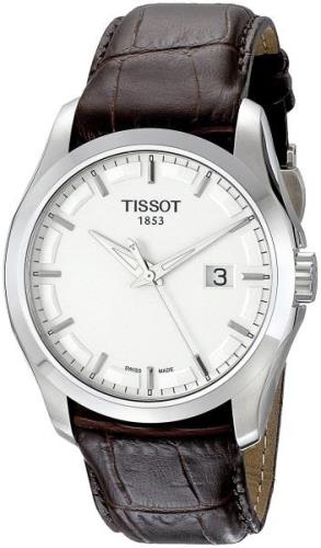 Tissot Miesten kello T035.410.16.031.00 Hopea/Nahka Ø39 mm