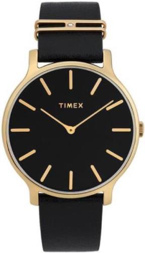 Timex Naisten kello TW2T45300 Musta/Nahka Ø38 mm