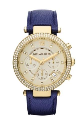 Michael Kors Naisten kello MK2280 Parker Kullattu/Nahka Ø39 mm