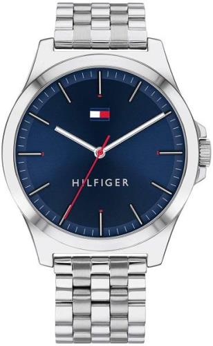 Tommy Hilfiger Miesten kello 1791713 Sininen/Teräs Ø42 mm