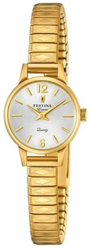 Festina Naisten kello F20263-1 Hopea/Kullansävytetty teräs Ø20 mm