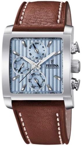 Festina Miesten kello F20424-1 Sininen/Nahka