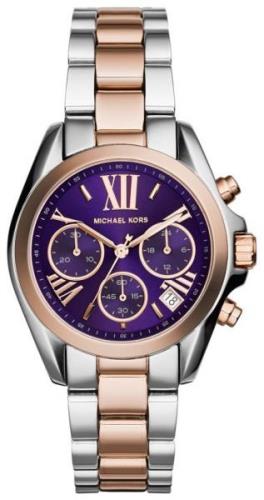 Michael Kors Naisten kello MK6074 Bradshaw Violetti/Teräs Ø36 mm