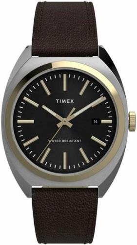 Timex Miesten kello TW2U15800 Musta/Nahka Ø38 mm