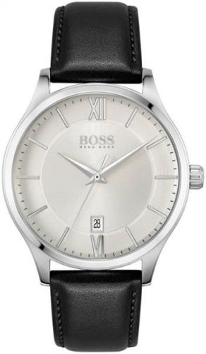 Hugo Boss Miesten kello 1513893 Elite Hopea/Nahka Ø41 mm