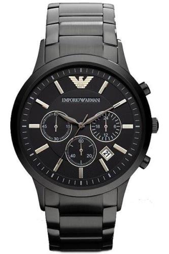 Emporio Armani Miesten kello AR2453 Classic Musta/Teräs Ø43 mm