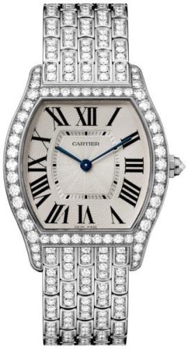 Cartier Naisten kello HPI00779 Tortue Hopea/18K valkokultaa