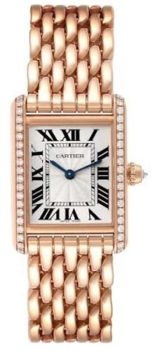 Cartier Naisten kello WJTA0020 Tank Louis Hopea/18K punakultaa