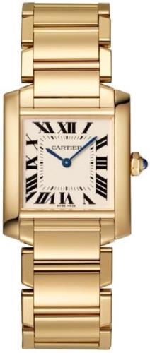 Cartier Naisten kello WGTA0032 Tank Francaise Hopea/18K keltakultaa