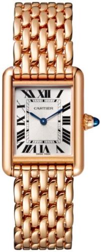 Cartier Naisten kello WGTA0023 Tank Louis Hopea/18K punakultaa