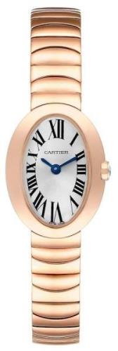 Cartier Naisten kello W8000015 Baignoire Hopea/18K punakultaa Ø25.3
