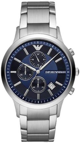 Emporio Armani Miesten kello AR11164 Renato Sininen/Teräs Ø43 mm