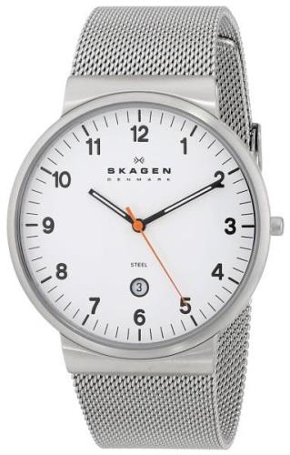 Skagen Miesten kello SKW6025 Ancher Valkoinen/Teräs Ø45.3 mm