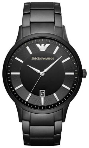 Emporio Armani Miesten kello AR11079 Musta/Teräs Ø43 mm