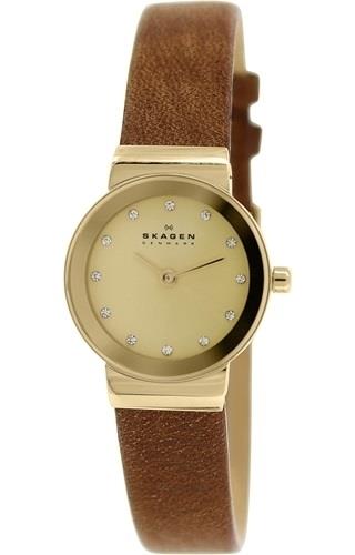 Skagen Naisten kello SKW2175 Freja Kullattu/Nahka Ø22 mm