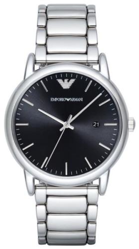 Emporio Armani Miesten kello AR2499 Dress Musta/Teräs Ø43 mm