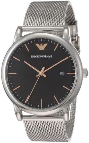 Emporio Armani Miesten kello AR11272 Musta/Teräs Ø43 mm