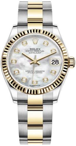 Rolex Naisten kello 278273-0027 Datejust 31 Valkoinen/18K keltakultaa