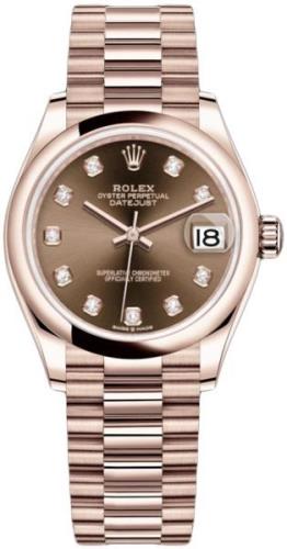 Rolex Naisten kello 278245-0016 Datejust 31 Ruskea/18K punakultaa