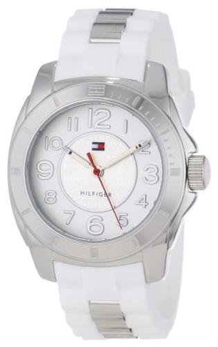 Tommy Hilfiger Naisten kello 1781306 Valkoinen/Kumi Ø36 mm