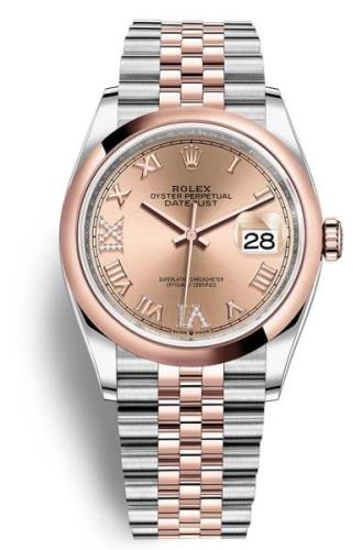 Rolex Miesten kello 126201-0027 Datejust 36 Samppanja/Teräs Ø36 mm