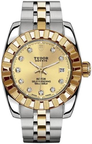 Tudor Naisten kello 22013-0007 Classic Date Kullattu/Kullansävytetty