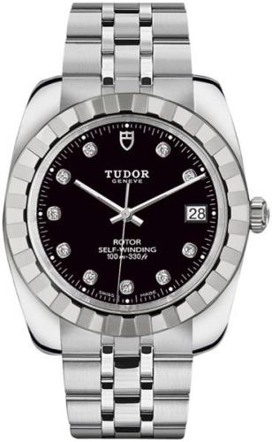 Tudor 21010-0010 Classic Date Musta/Teräs Ø38 mm