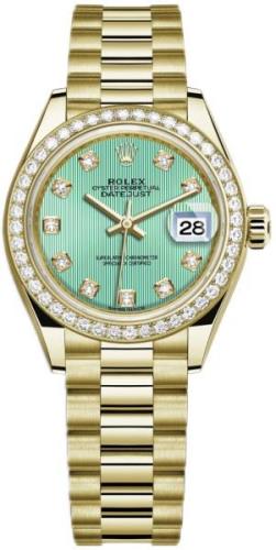 Rolex Naisten kello 279138RBR-0025 Lady-Datejust 28 Vihreä/18K