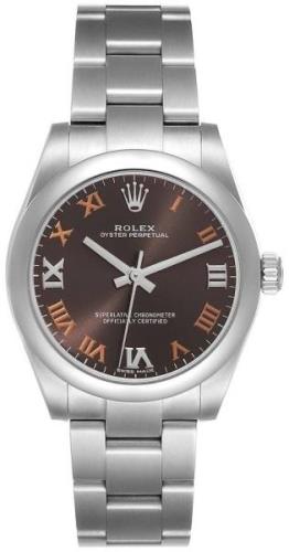 Rolex Naisten kello 177200-0018 Oyster Perpetual 31 Harmaa/Teräs