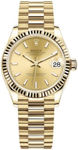 Rolex Naisten kello 278278-0040 Datejust 31 Kullattu/18K keltakultaa